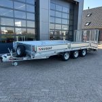 Plateau aanhanger / autotransporter 3,5 ton